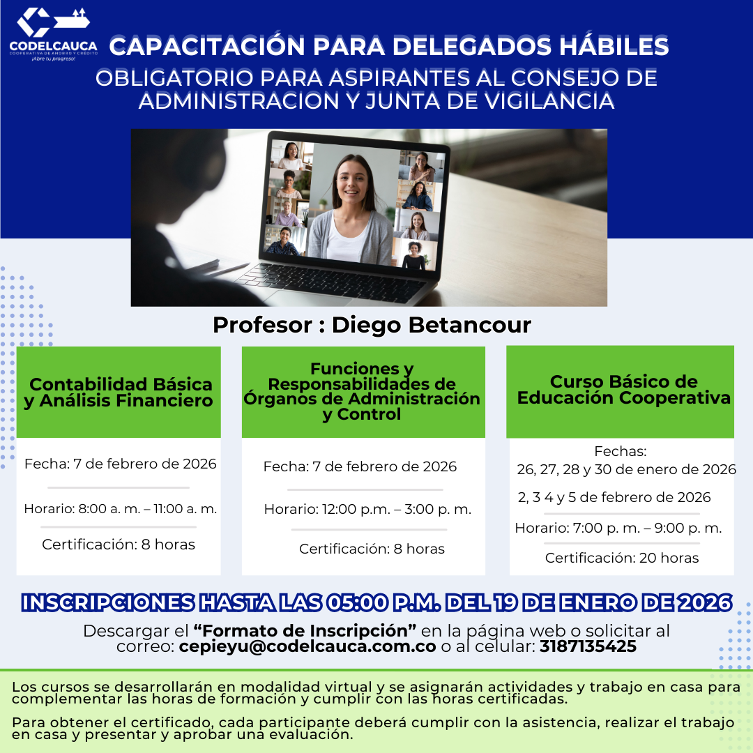 Inicio de Cursos - Enlace Reunión