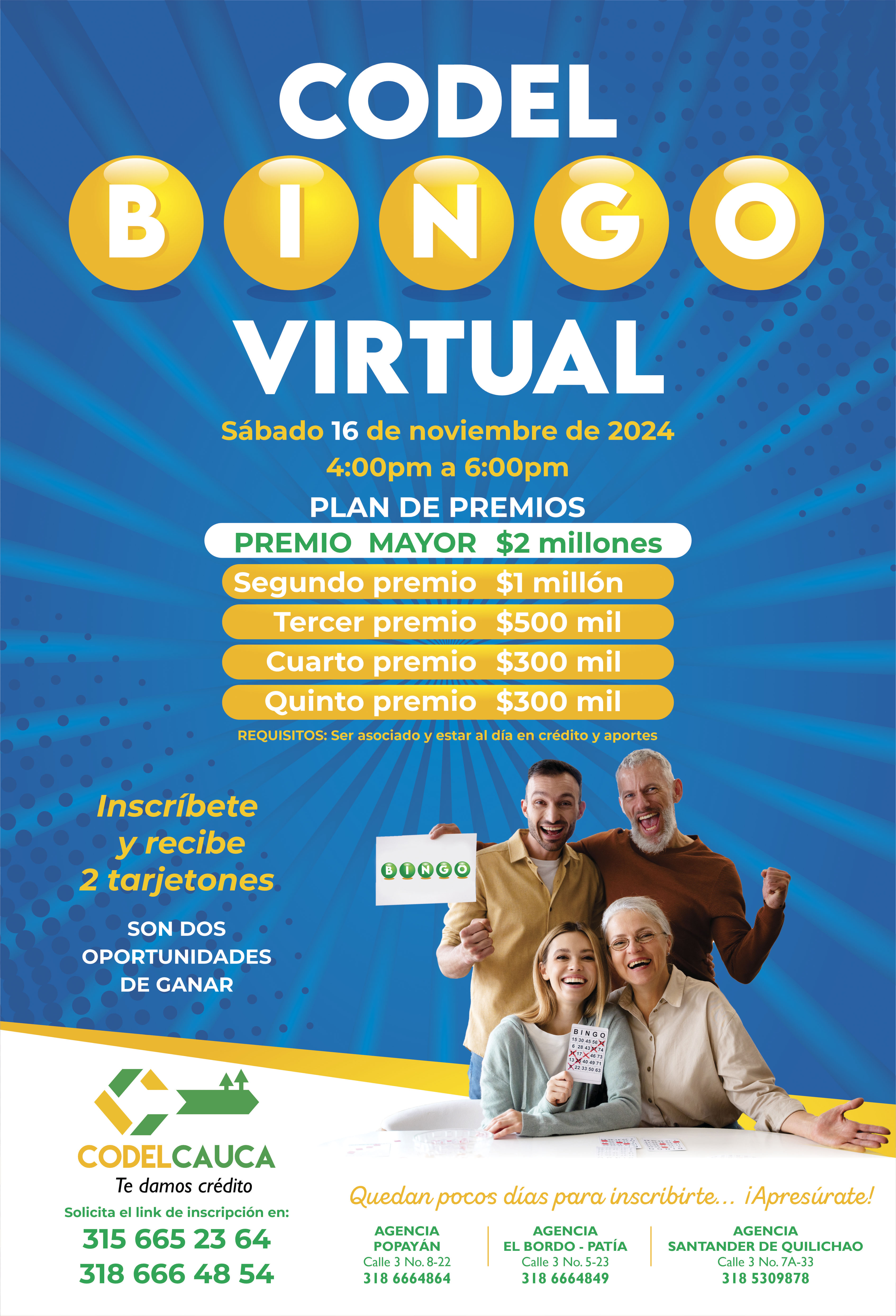 Tercer Bingo Virtual 